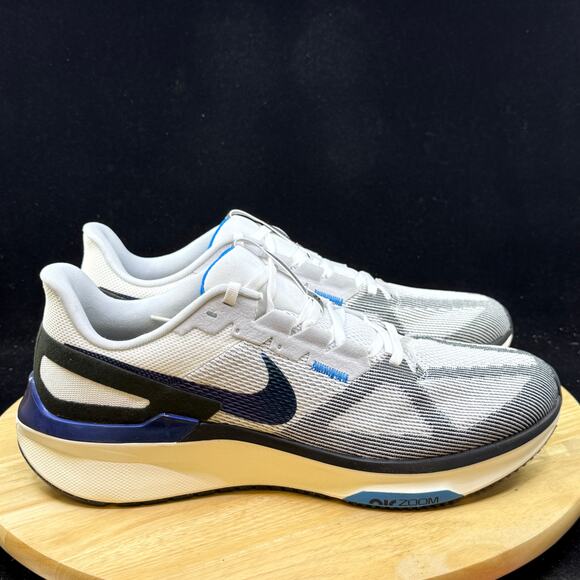 Nike Air Zoom Structure 25 ‘White Black Photo Blue’ HV5222 100 Size 11 - Picture 4 of 9